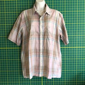 Christian Dior Button up short sleeve shirt size L